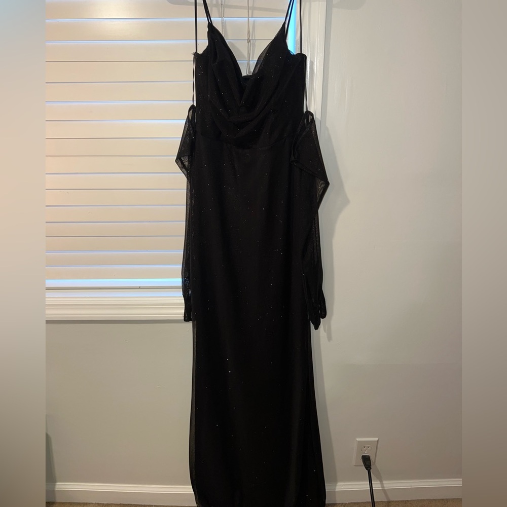 Windsor sparkly black formal dress